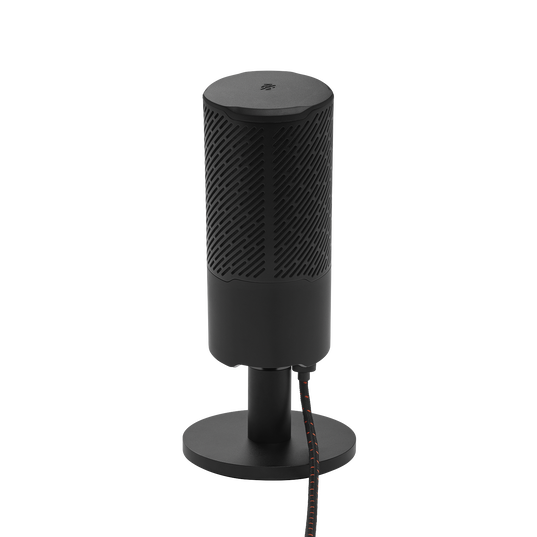 JBL Quantum Stream - Black - Dual pattern premium USB microphone for streaming, recording and gaming - Back